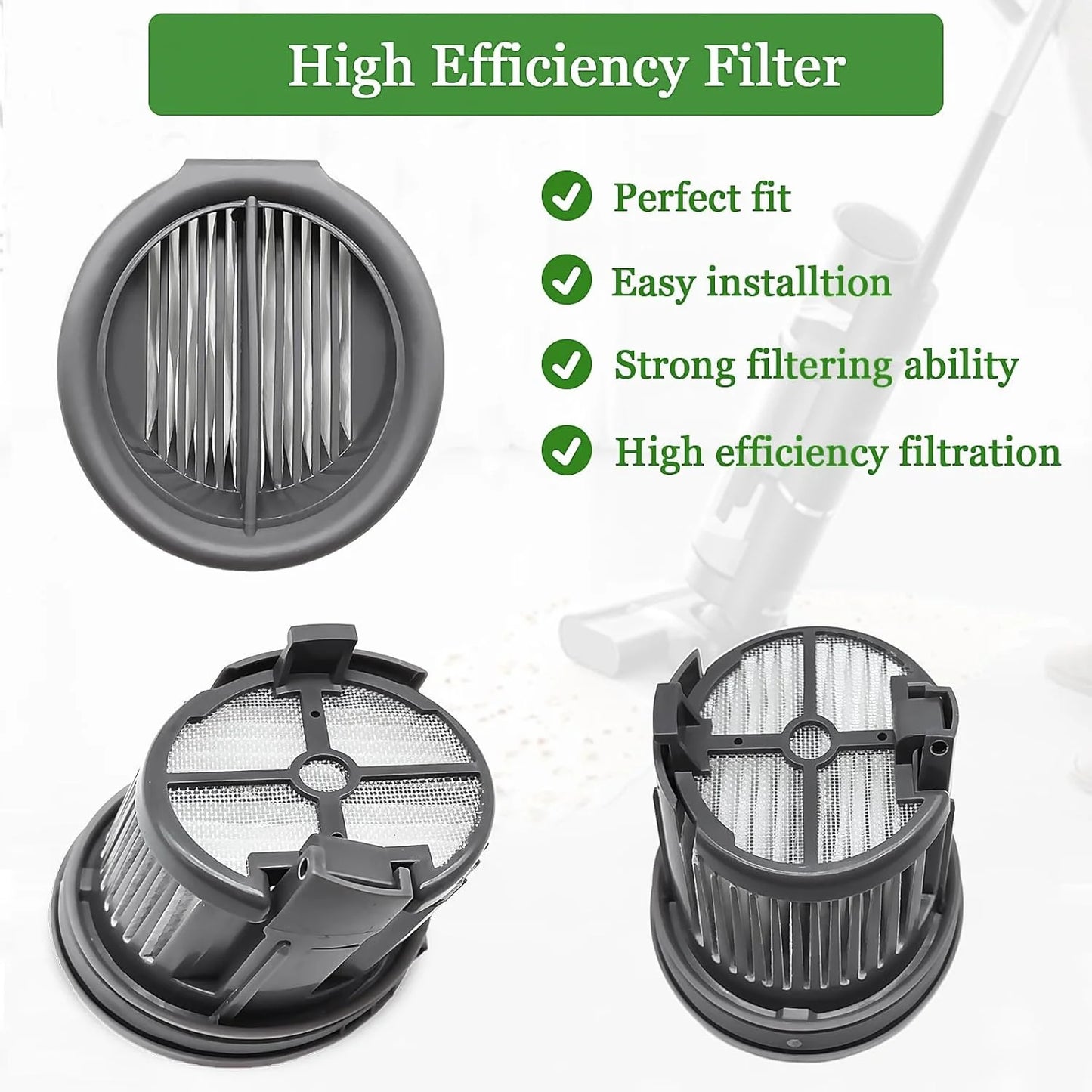 Dreame H14 Dual / H14 Pro / H14 / H20 Pro Plus / H20 Ultra / H30 Ultra Vacuum Cleaner Roller Hepa Filter Accessories
