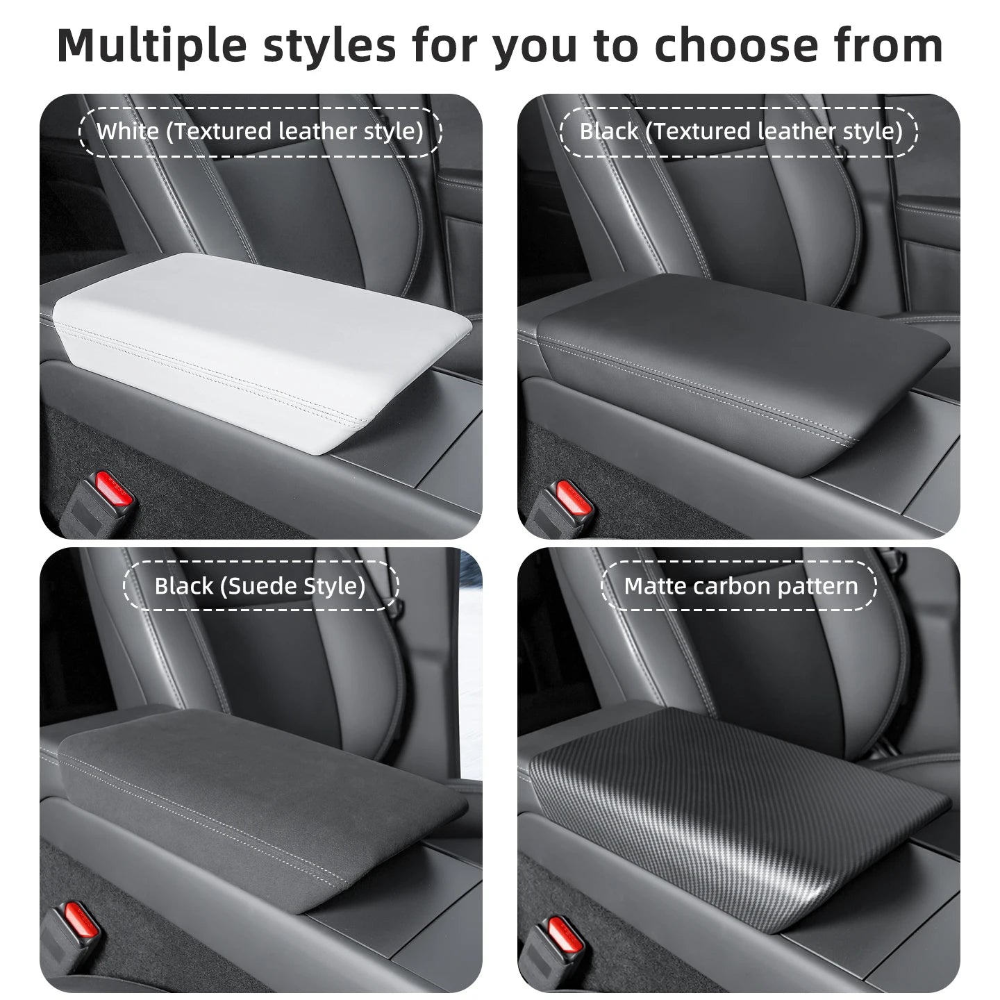 For Tesla Model Y Juniper Model 3 Highland  Armrest Box Protect Cover Soft Case Center Console Anti-Scratch 2026 Car Accessories