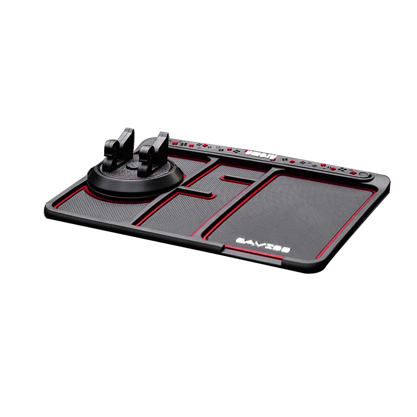 4 In 1 PVC Car Anti-Slip Mat  panel Silicone Phone Holder Dashboard Mount Stand Multi-purpose Car Organizer Tray Car Accessory