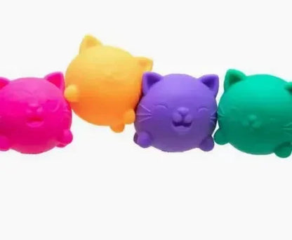 New 4-piece Swill NeeDoh Youth Pressure Ball Super Soft Plastic Sensory Toy Adult Office Stress Relief Toy Gifts