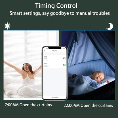 Tuya WiFi Mini Motorize Roller Blind Motor Smart life App Shutter Shade Engine For 38mm Tube Voice Smart Control Home Automation