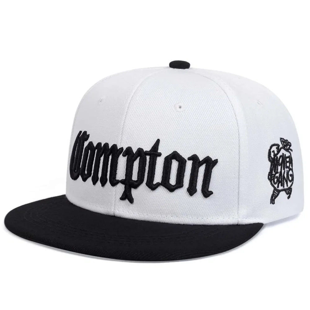 Men's Spring and Summer Hip-hop Hats Wide-brimmed Letters Camouflage Baseball Caps Youth Trendy Handsome Flat-brimmed Hats