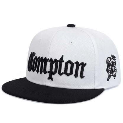 Men's Spring and Summer Hip-hop Hats Wide-brimmed Letters Camouflage Baseball Caps Youth Trendy Handsome Flat-brimmed Hats