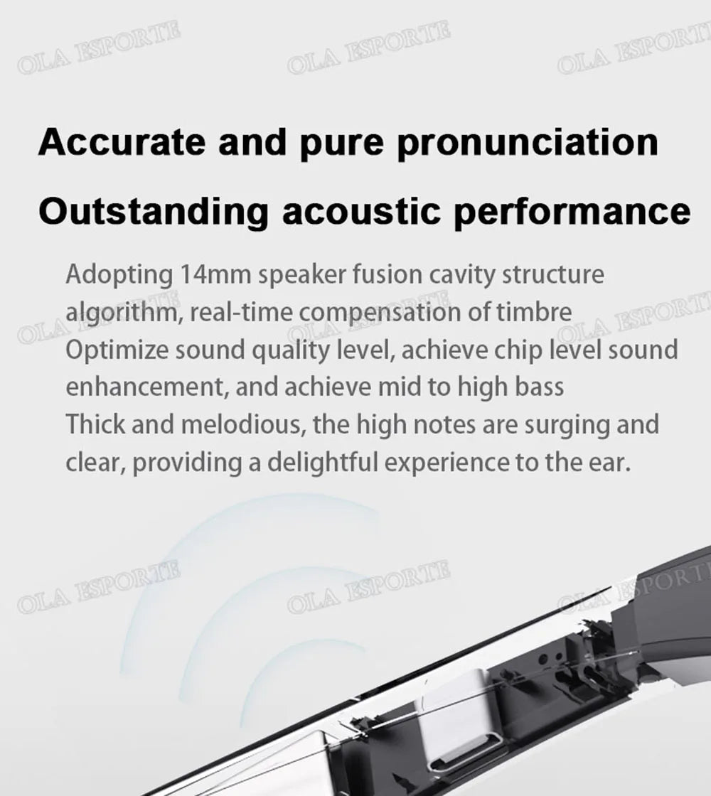 New Camera Control Smart Glasses Music Sunglasses Headphones Wireless Bluetooth Call Headset HIFI Audio glasses For Android HT30