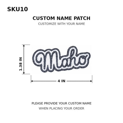 Customized Text Iron‑On Name Embroidered Patch Personalized Letter Applique Badge for Clothes Backpack Hat DIY Accessory