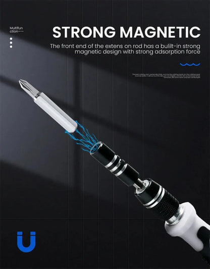 115 in 1 Multifunctional Screwdriver Set Electronic Repair Tools for Computer Phone and Household Use Insulation Screwdriver Kit