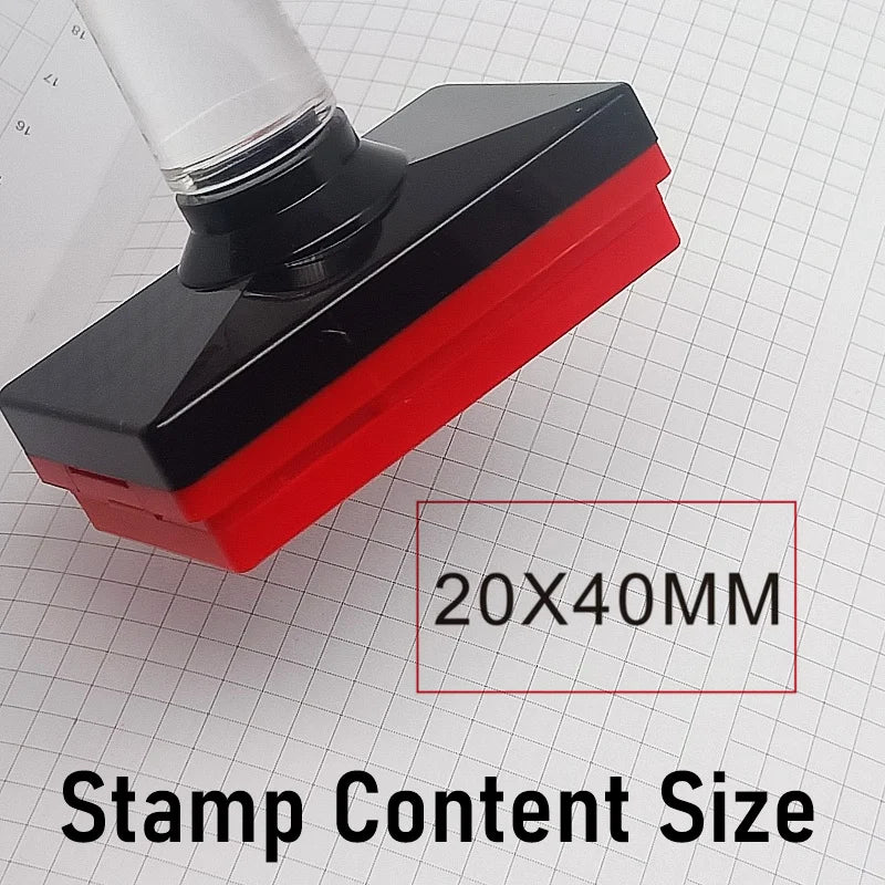 Personalized Logo Self inking Stamp Customized Photosensitive ink Stamp Your design picture