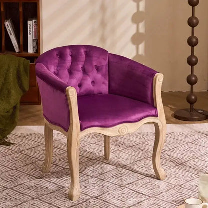 Leisure Sofa Chair, Solid Wood Antique Dining Chair, European Hotel Dining Chair, Living Room Leisure Sofa,Support Customization