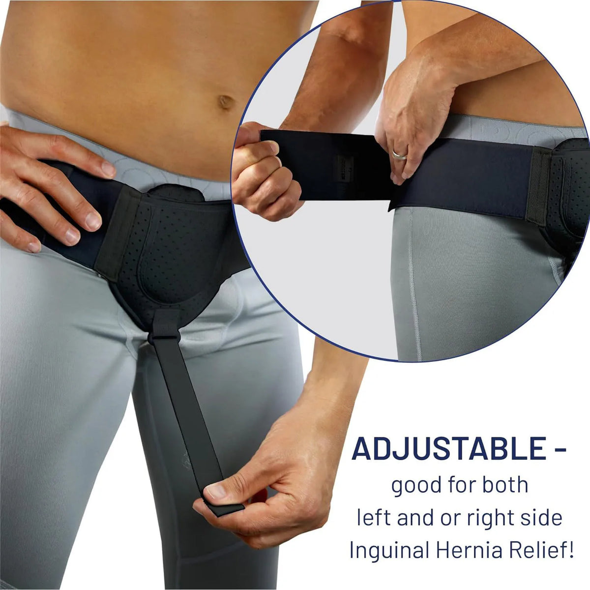 Hernia Belt Truss For Inguinal Sports Hernia Support Pain Relief Recovery Strap Breathable Adjustable Man Inguinal Groin Support