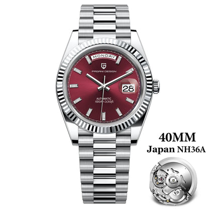 PAGANI DESIGN 2026 New DD40 NH36A Men's Watches Luxury Automatic Mechanical Watch For Men AR Sapphire Glass Date Wrist watch Men