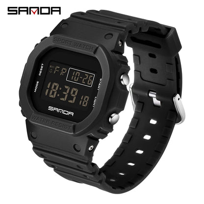 SANDA Fashion Top Brand G Style Digital Men's Watch Luxury Military Sport Waterproof Alarm Stopwatch Clock Men Relogio Masculino