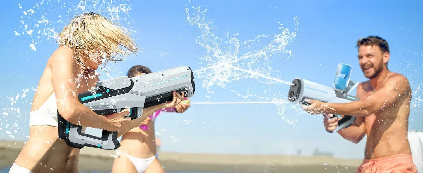 43cm Electric Water Guns for Adults Powerful Squirt Automatic Water Suction Water Blasters Outdoor Beach Toy for Boys Kids Gift