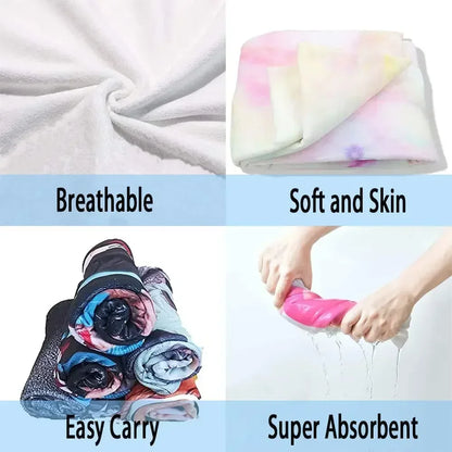 Customized Photo Logo Cape Hooded Bath Towel Robe Poncho Swimming Beach Towel Surf Man Lady Fast Quick Dry Bathrobe Beachwear
