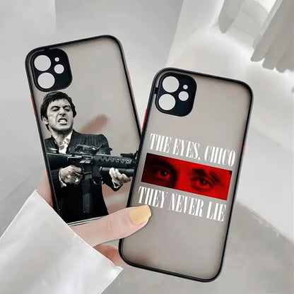 Scarface Tony Montana Phone Case For iPhone 17 16e 16 15 14 13 12 11 Mini Pro Air  Max X XR XSMax 7 8 6 6s Plus Matte Clear Back
