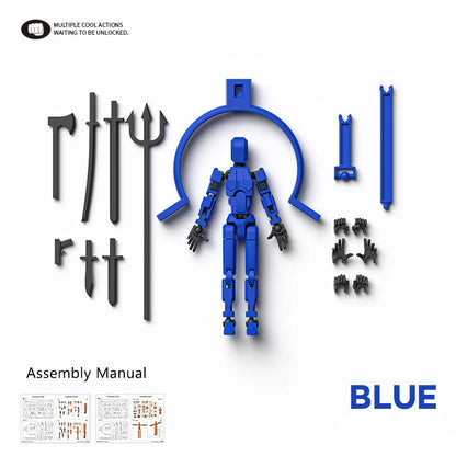 Multi-Jointed Movable Shapeshift Robot Magnetic Attraction 3D Printed Mannequin Dummy 13 Action Figures Toys For Children Adult