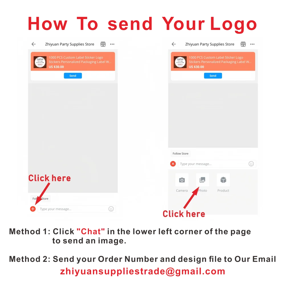 1000pcs Custom Stickers with Logo Personalized Thank You Stickers for Business Customize Your Own Sticker Packaging Labels