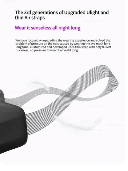 Dreamlight Eye Mask Sleep 3D Stereoscopic Sleep Aid for Men Women Adult for Sleeping Block Out Light Travel Blindfold Breathable