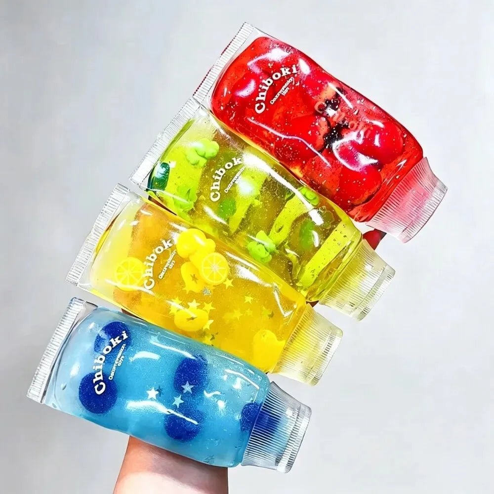 Oothpaste Tube Squishy Toy Non-Bounce Jam Filled Vaseline Feel ASMR Fidget Stress Ball Anti Anxiety Sensory Toy for Kids Adults