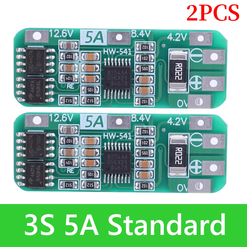 BMS 3S/4S 5A 10A 20A 25A 40A 60A Płytka zabezpieczająca ładowarkę do akumulatorów litowo-jonowych 18650 do wiertarki 12 V z funkcją wzmocnienia/balansu