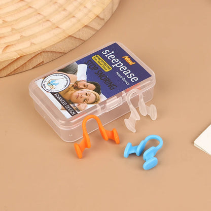 Anti Snore Nasal Dilator Stop Snoring Silicone Nose Clip Sport Easy Breath Nasal Clip Stop Snoring Aid Device Improve Sleeping