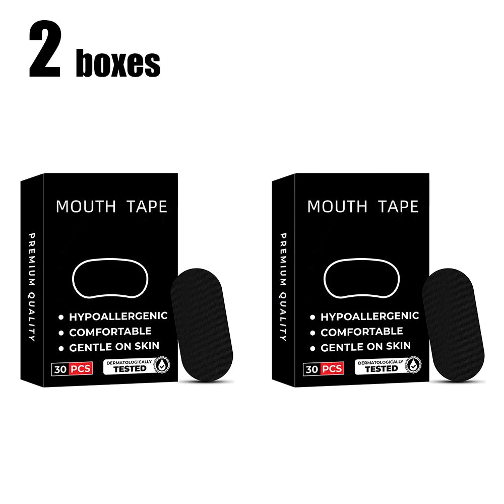 Closed Mouth Sleep Elastic Tape Stop Snoring Sleep Glue Tape Sleep Open Mouth Breath Correction Tape Health Care