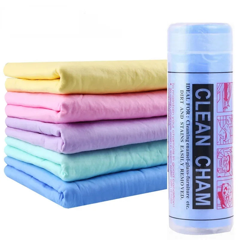 Pva Wash Car Towel Premium Quick-Dry Towel Ultra Absorbent Scratch-Free Reusable For Auto Maintenance Soft Deerskin Cloth
