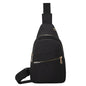 Women's Crossbody Bag New Korean Simple Women's Chest Bag Large Capacity Women's Outdoor Casual Embroidery Quilt Single Shoulder