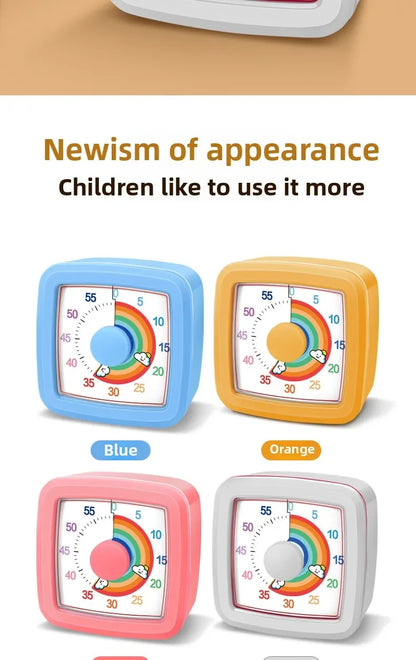 School Visual Timer for Children with Night Light, Digital Stopwatch, Pomodoro Timer for Kitchen and Home Use