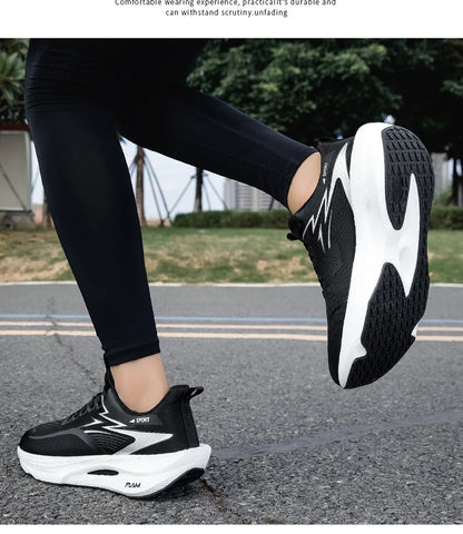 Marathon Running Shoes Men Casual Carbon Board Sports Breathable Lightweight Women's Comfortable Athletic Antiship Sneakers New