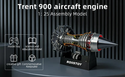 Super Turbofan Engine Model Brushless Motor Function Fan Electric High Performance Power Turbine Cool Boutique Toy Gi