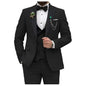 3 Pieces Men's Wedding Suits Formal Groom Tuxedo Slim Fit Business Blazer Double Breasted Vest Pants Set for Party