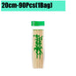 90-1350Pcs Bamboo Wooden BBQ Skewers Sticks Disposable 15/20/25/30cm for Grilling, Fruit, Kabob,BBQ, Barbecue, Camping, Outdoor