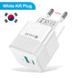 2 Ports PD 25W USB C Fast Charger KR EU  Mini Travel Plug Phone Fast Charging Adapter for iPhone 15 Pro Max Oneplus
