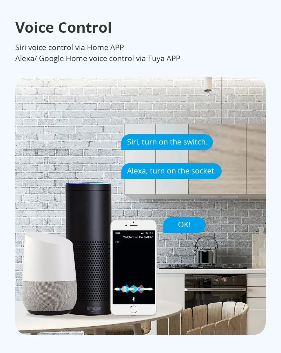 Zemismart Zigbee Smart 10A 20A Brazil Socket Light Switch with Outlets Work with Tuya Smart Life App Alexa Google Home Control