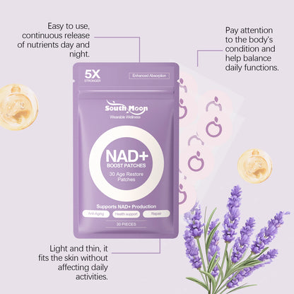 30/60/90pcs NAD+ Boosting Transdermal Patches For Anti Aging Enhance Energy Support Immune Cellular Health Body Wellness Patch