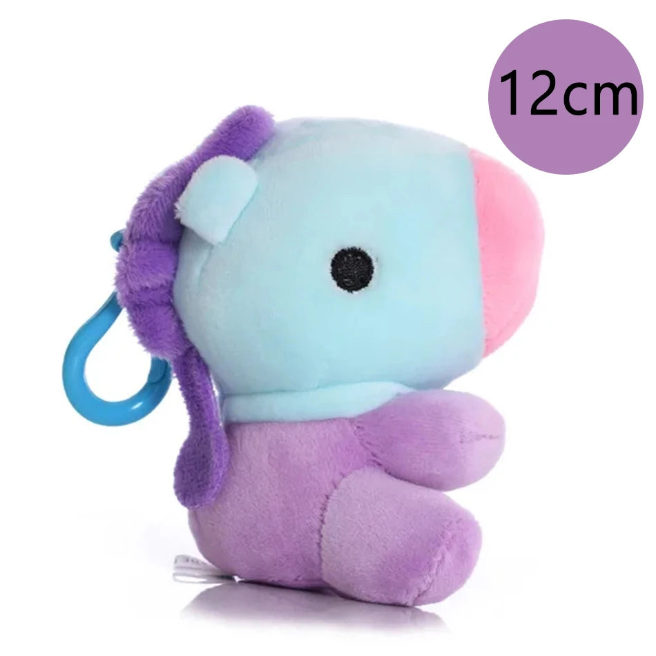New BTed 21Plush Toys Kawaii Mini Keychain Anime Pendant Ornament for Kids 12-22cm Bt Peripherals Soft Stuffed Animals Doll Gift