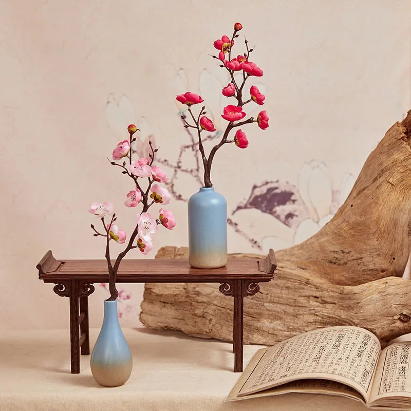 Modern Feather Wooden Decorations Simple Miniature Figurines for Living Room Table Office Home Decoration Accessories