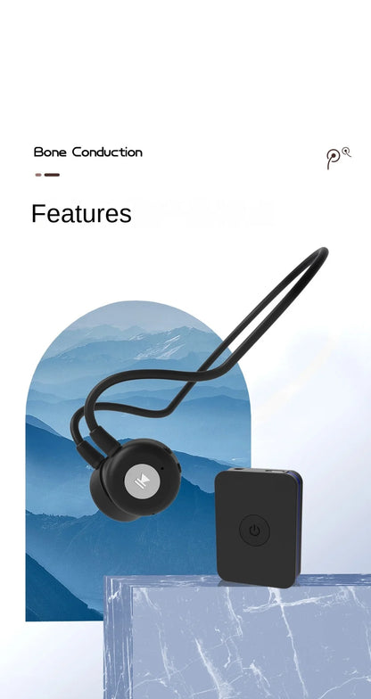 Nowy zestaw słuchawkowy HUHD B2S+ do aparatów słuchowych z przewodnictwem kostnym, mocowany z tyłu, dla osób starszych, bezprzewodowy zestaw słuchawkowy Bluetooth