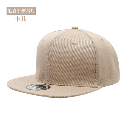 Custom Logo Snapback Caps Men Hip Hop Male Bone Baseball Cap Unisex Solid Color Cotton Adjustable Rock Band Flat Hats Visor Hat