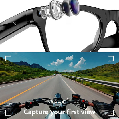 Lenovo Upgrade Smart AI Glasses 1600W HD 8K Shooting Camera Photo Video Voice Call Translation Bluetooth AI Motorcycle Glasses