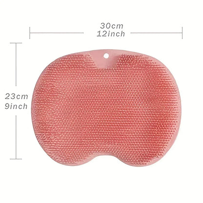 1-6Pcs Exfoliating Foot Brush And Back Scrubber Anti-Slip Suction Cup - Deep Cleansing And Exfoliating Tool For Body Dirt