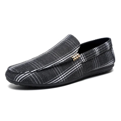 Classic Designer Loafers Men Flat Shoes Summer Breathable Slip-on Men's Casual Shoes Comfy Non-slip Driving Shoes Man Moccasins