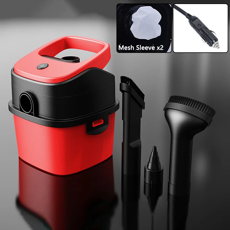 3in1 Handheld Car Vacuum Cleaner Wet Dry Use Powerful Suction Large Capacity Easy to Clean Suitable for Car Interior Cleaning