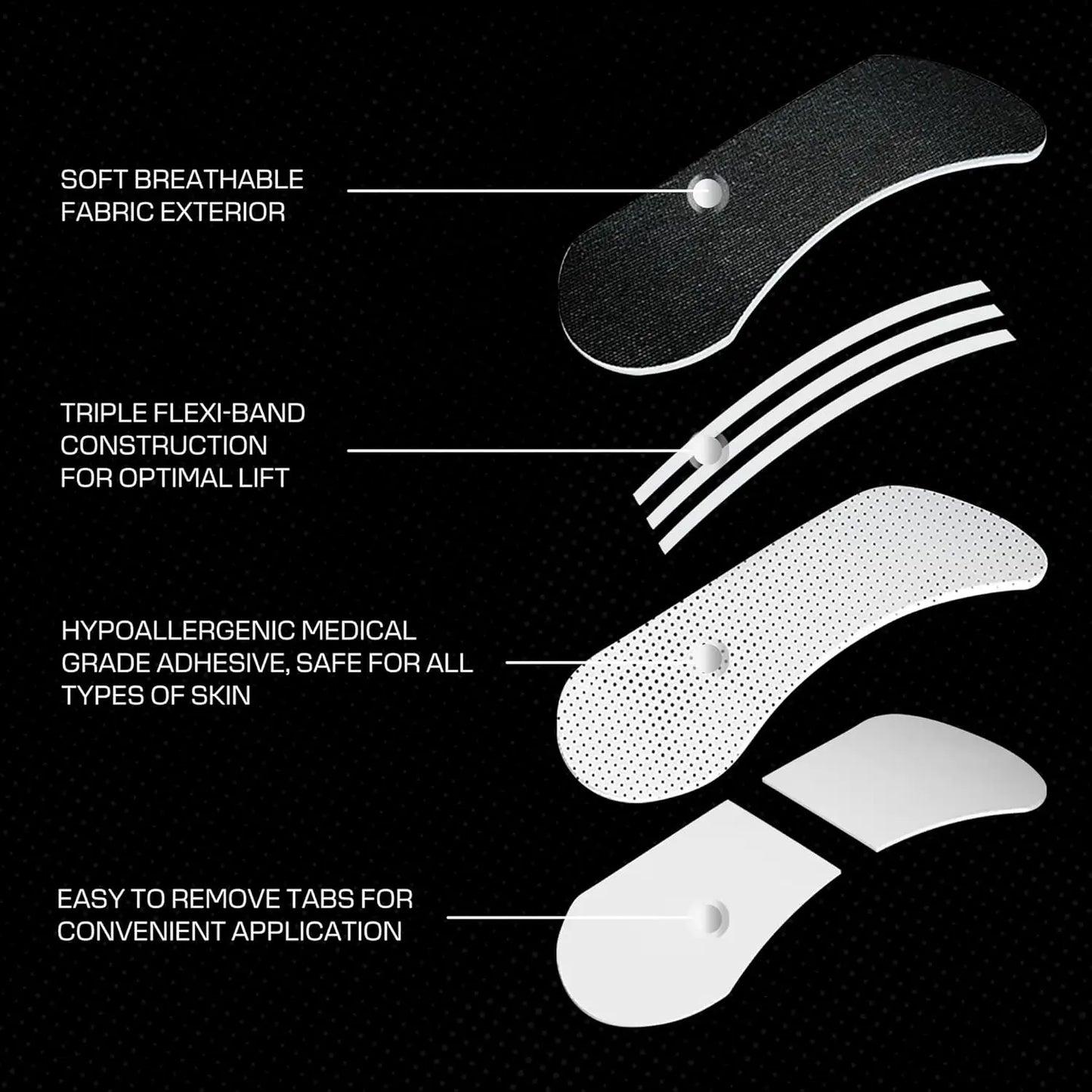 30PCS Nasal Strips for Snoring,Nose Strips for Breathing,Anti Snoring Solution Congestion Relief Nose Tape for Sleeping