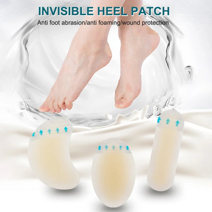 24 5pcs Adhesive Hydrocolloid Gel Blister Plaster Heel Anti-wearing Heel Sticker Pedicure Patch Plaster Foot Care Tools