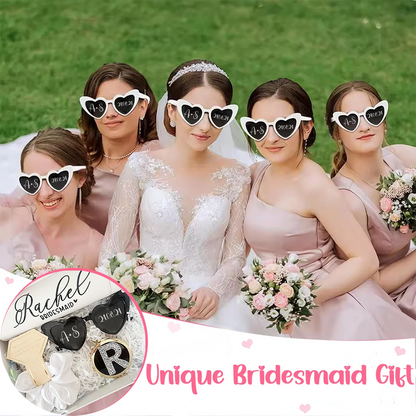 12-120Pcs Custom Wedding Sunglasses Personalised Heart Shaped Sunglasses Wedding Party Favors for Guest Date Initials Custom
