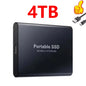Genuine Portable SSD 1TB High Speed External Hard Drive 2TB/4TB USB 3.2 Hard Disk 16TB Mass Solid State Drive for Laptop/PC/MAC