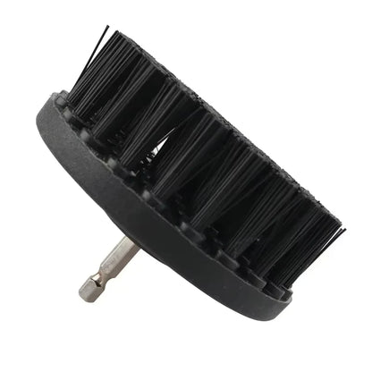 1pc Soft Drill Brush Attachment 4inch For Cleaning Carpet & Leather And Upholstery Glass Car Tires Electric Scrubber Drill