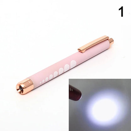 ★★★LED Medical Penlight Flashlight With Pupil Gauge Pocket Clip Pen Light For Doctor Nurse Diagnosis