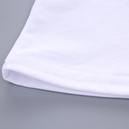 American Cat Rock Guitar Graphic Short Sleeve T-Shirt Loose Korean Fashion Oversized Women's Summer Clothes Y2k Streetwear